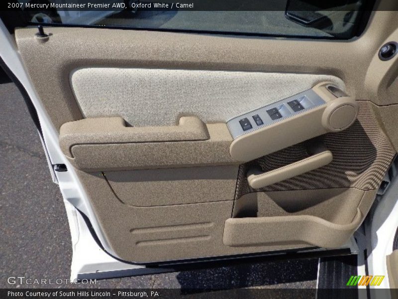 Oxford White / Camel 2007 Mercury Mountaineer Premier AWD