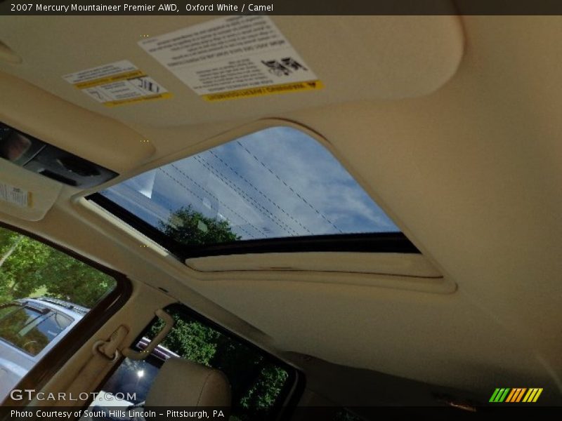 Oxford White / Camel 2007 Mercury Mountaineer Premier AWD