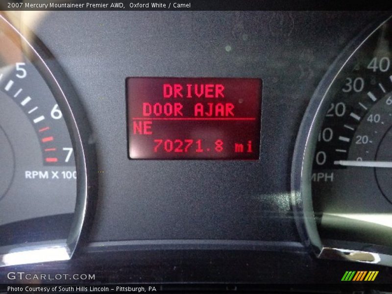 Oxford White / Camel 2007 Mercury Mountaineer Premier AWD