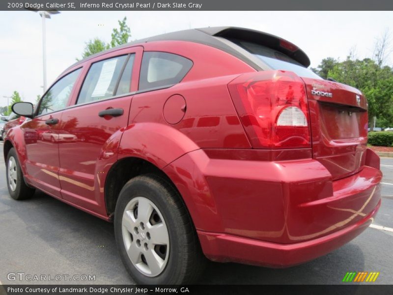 Inferno Red Crystal Pearl / Dark Slate Gray 2009 Dodge Caliber SE