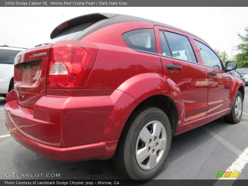 Inferno Red Crystal Pearl / Dark Slate Gray 2009 Dodge Caliber SE