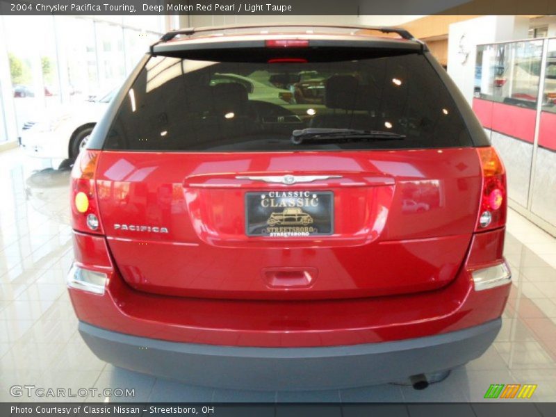 Deep Molten Red Pearl / Light Taupe 2004 Chrysler Pacifica Touring