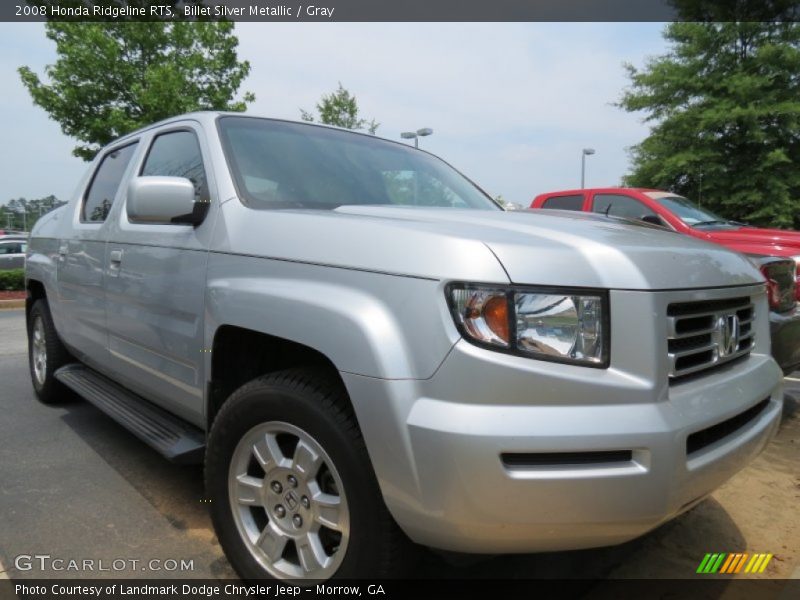 Billet Silver Metallic / Gray 2008 Honda Ridgeline RTS