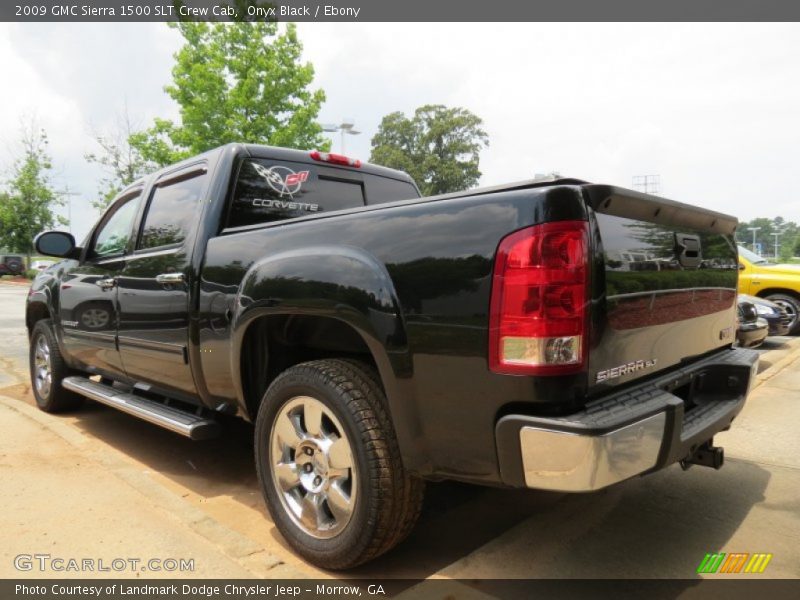 Onyx Black / Ebony 2009 GMC Sierra 1500 SLT Crew Cab