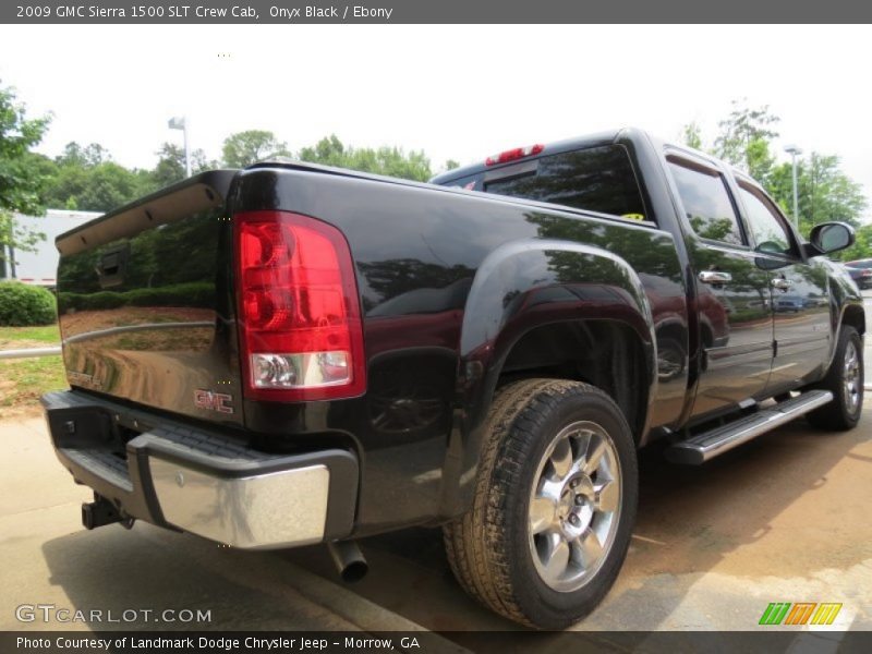Onyx Black / Ebony 2009 GMC Sierra 1500 SLT Crew Cab
