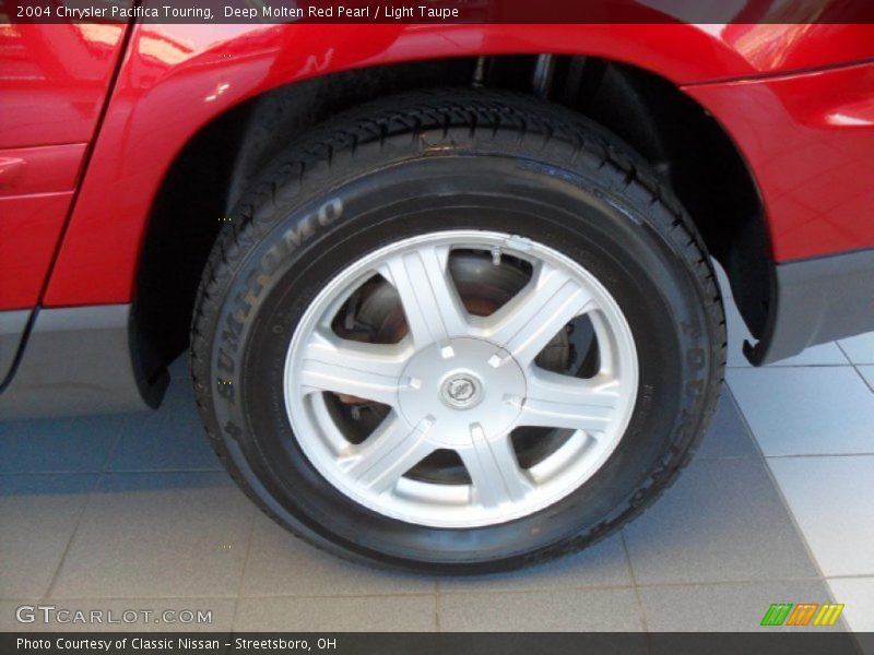 Deep Molten Red Pearl / Light Taupe 2004 Chrysler Pacifica Touring