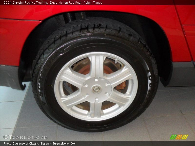 Deep Molten Red Pearl / Light Taupe 2004 Chrysler Pacifica Touring