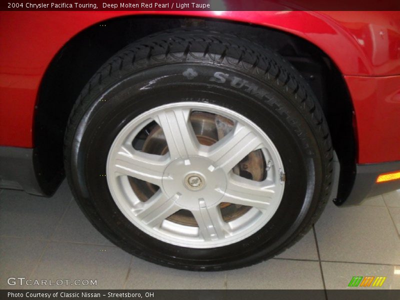 Deep Molten Red Pearl / Light Taupe 2004 Chrysler Pacifica Touring