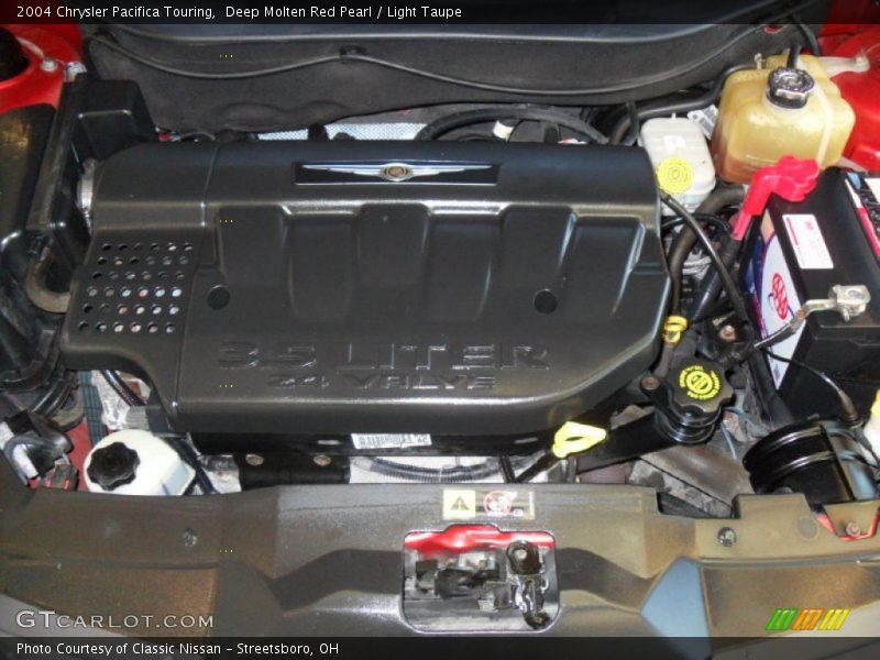 Deep Molten Red Pearl / Light Taupe 2004 Chrysler Pacifica Touring