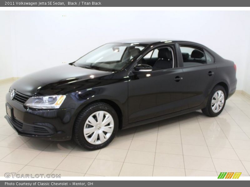 Black / Titan Black 2011 Volkswagen Jetta SE Sedan