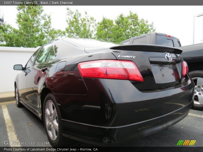 Black / Dark Charcoal 2007 Toyota Camry SE