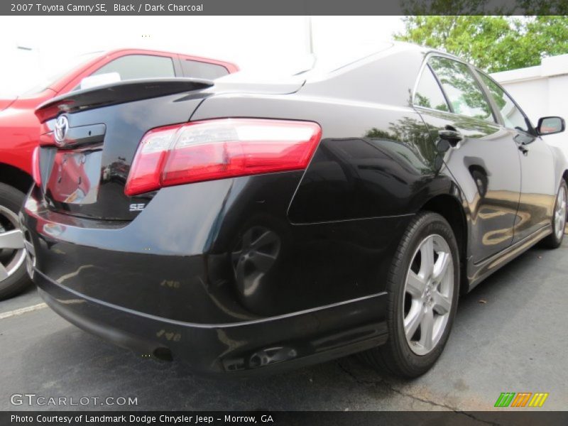 Black / Dark Charcoal 2007 Toyota Camry SE