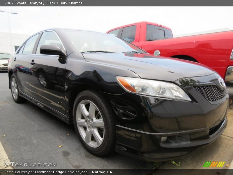 Black / Dark Charcoal 2007 Toyota Camry SE