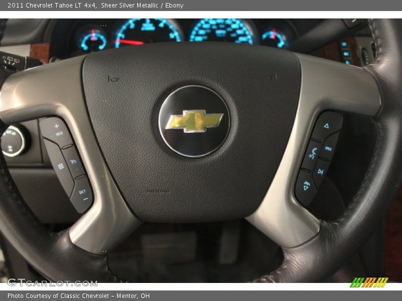Sheer Silver Metallic / Ebony 2011 Chevrolet Tahoe LT 4x4