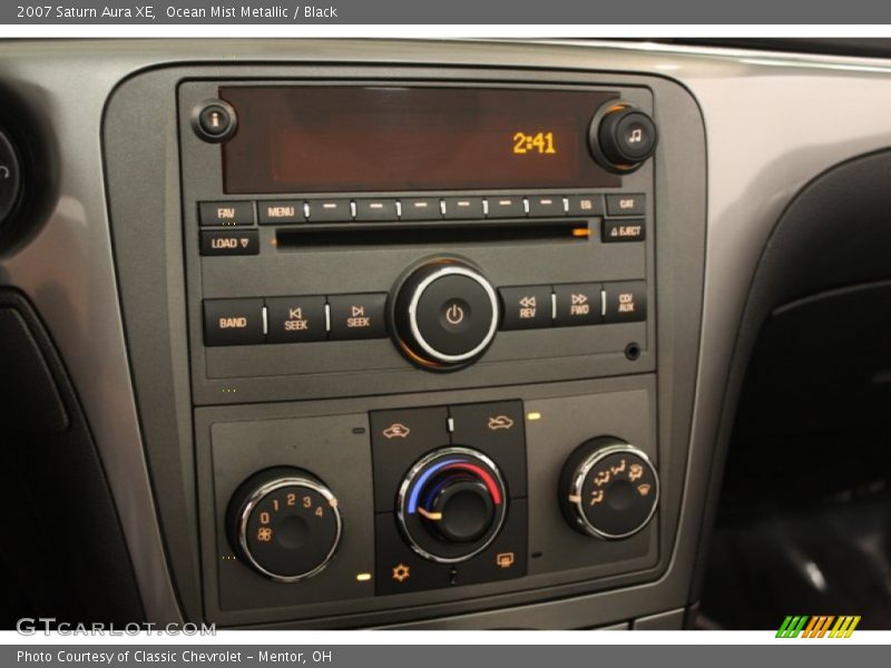 Ocean Mist Metallic / Black 2007 Saturn Aura XE