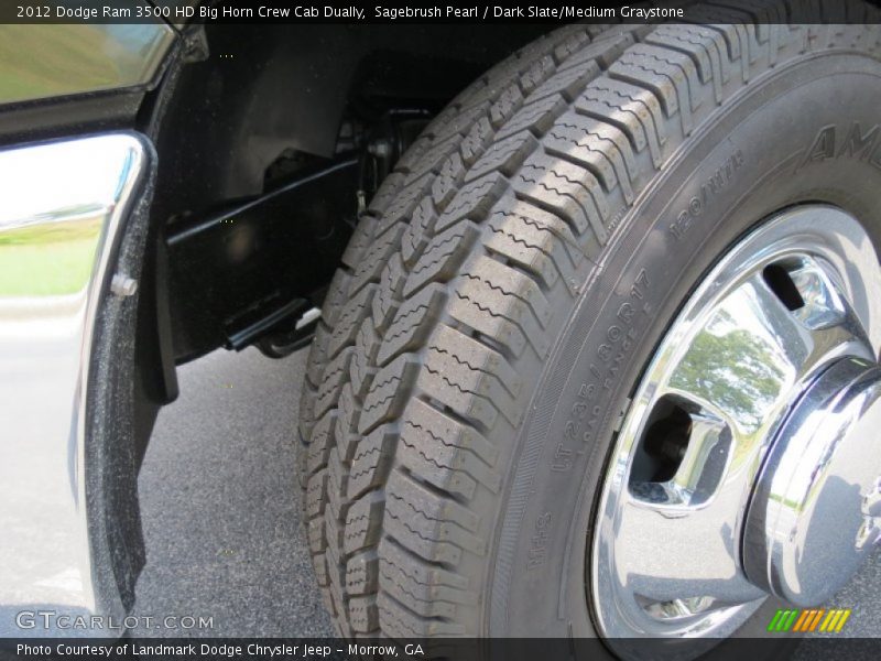 Sagebrush Pearl / Dark Slate/Medium Graystone 2012 Dodge Ram 3500 HD Big Horn Crew Cab Dually