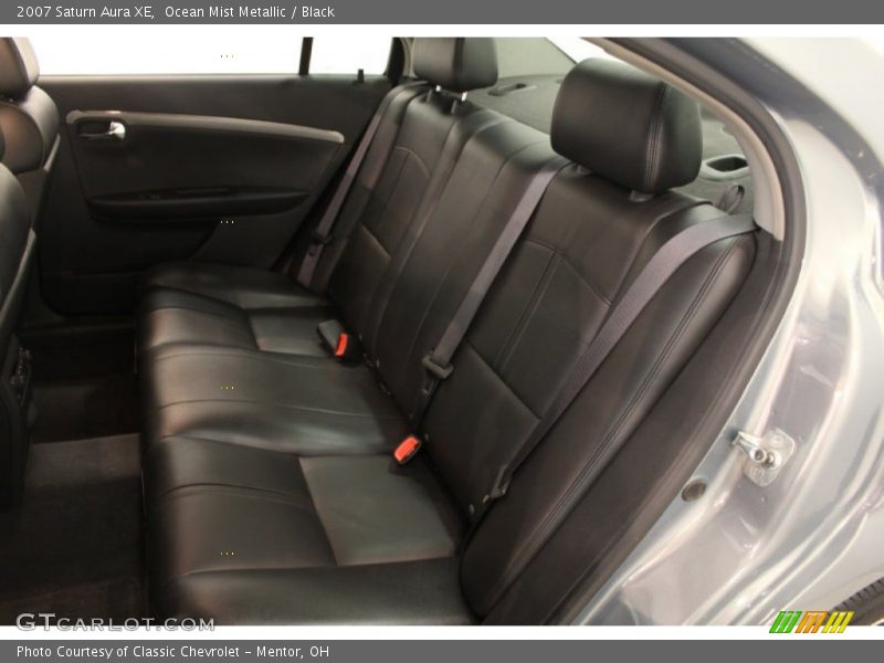 Ocean Mist Metallic / Black 2007 Saturn Aura XE