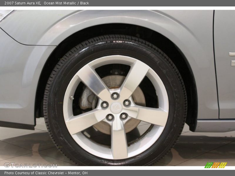 Ocean Mist Metallic / Black 2007 Saturn Aura XE