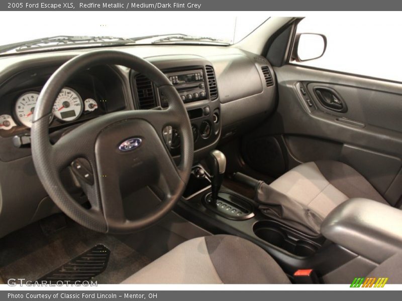 Redfire Metallic / Medium/Dark Flint Grey 2005 Ford Escape XLS