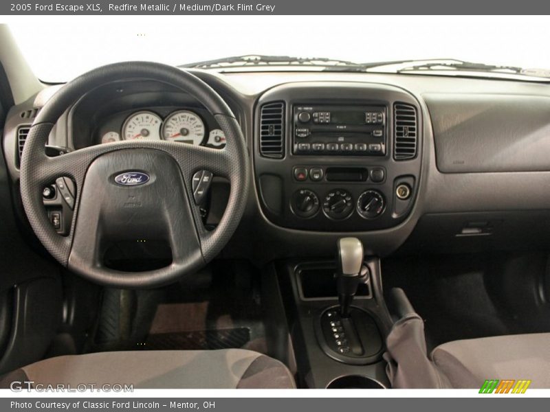 Redfire Metallic / Medium/Dark Flint Grey 2005 Ford Escape XLS