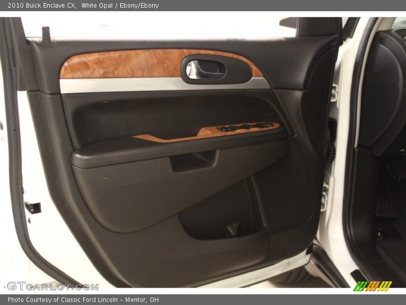 White Opal / Ebony/Ebony 2010 Buick Enclave CX