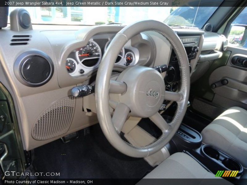Jeep Green Metallic / Dark Slate Gray/Medium Slate Gray 2007 Jeep Wrangler Sahara 4x4