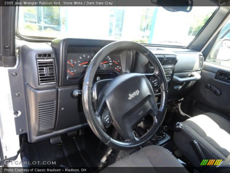Stone White / Dark Slate Gray 2005 Jeep Wrangler Rubicon 4x4