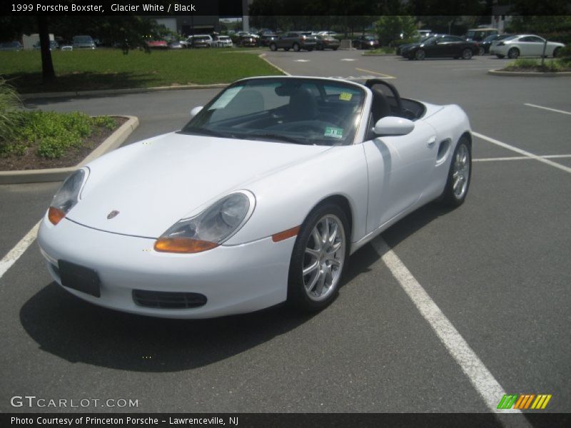 Glacier White / Black 1999 Porsche Boxster