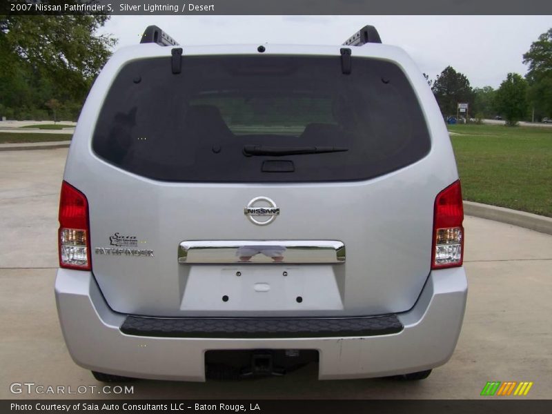 Silver Lightning / Desert 2007 Nissan Pathfinder S
