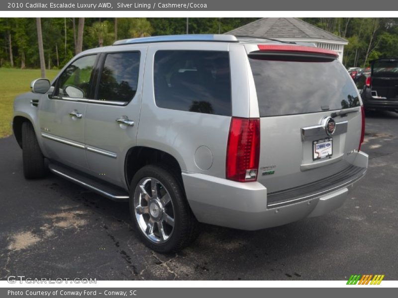 Silver Lining / Cashmere/Cocoa 2010 Cadillac Escalade Luxury AWD