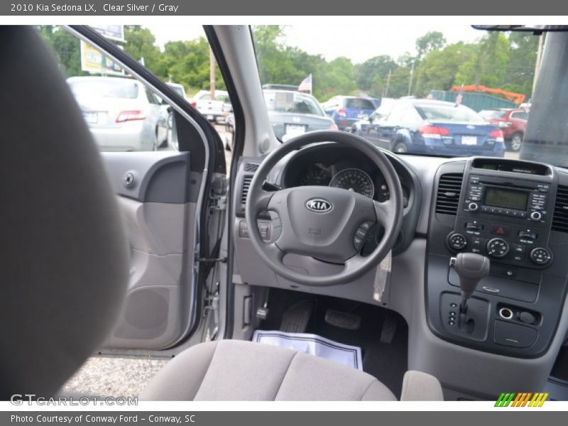 Clear Silver / Gray 2010 Kia Sedona LX