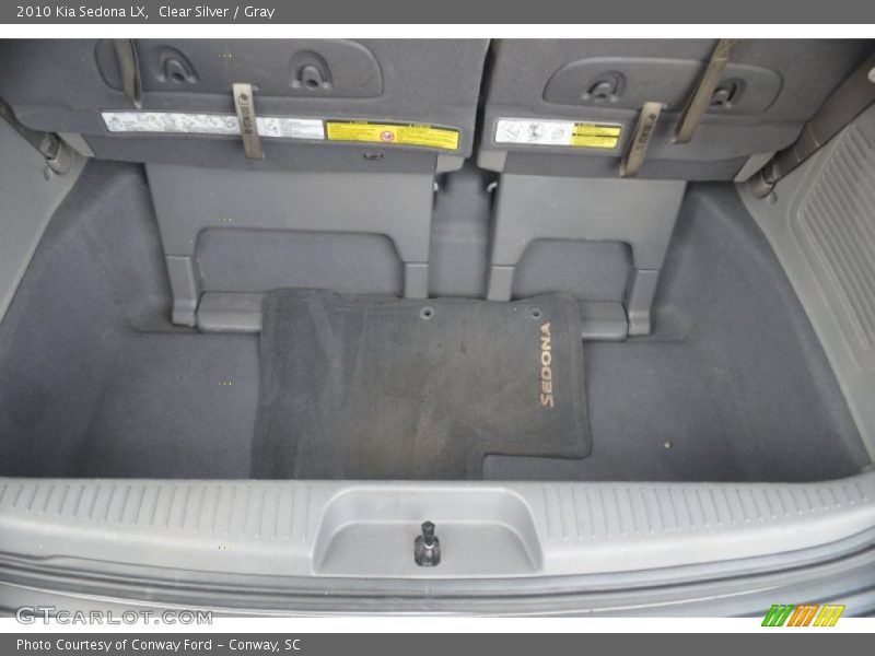 Clear Silver / Gray 2010 Kia Sedona LX