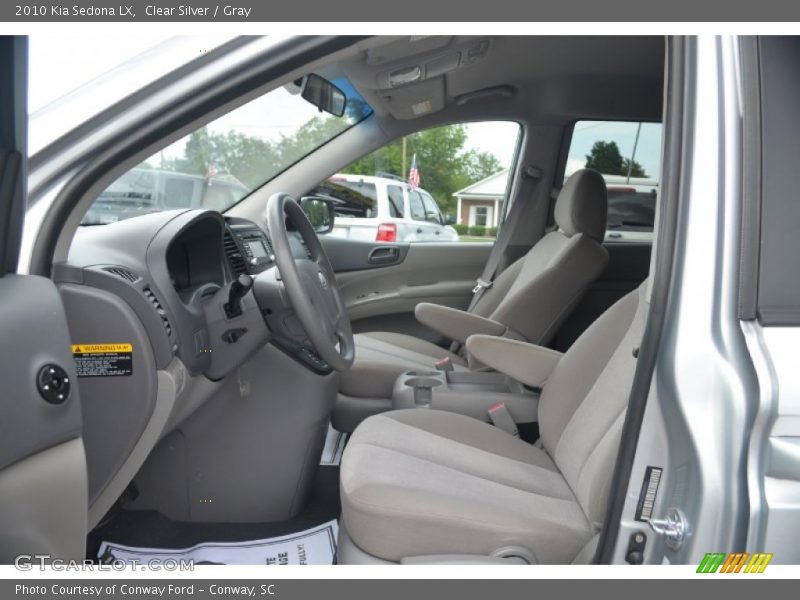 Clear Silver / Gray 2010 Kia Sedona LX
