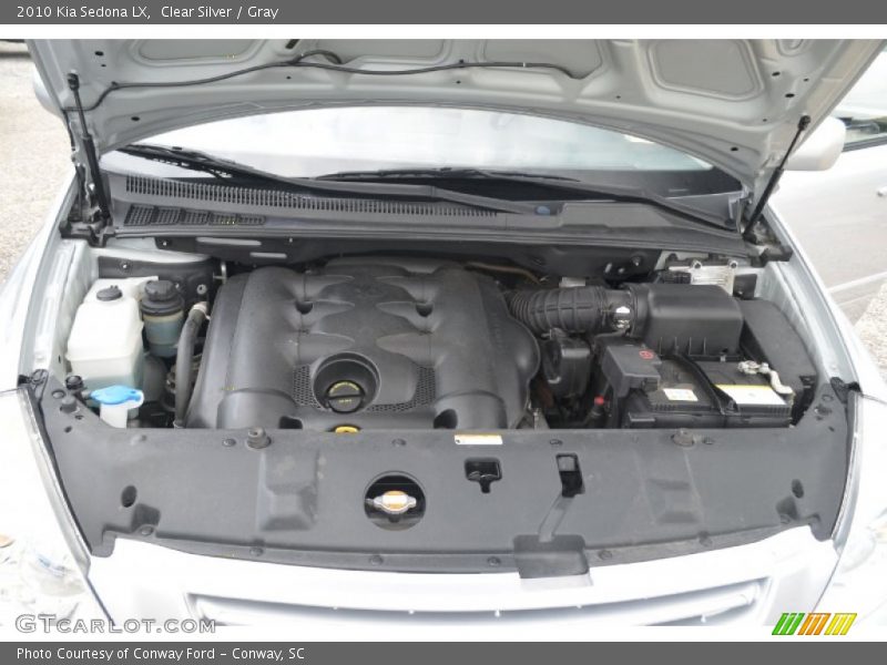 Clear Silver / Gray 2010 Kia Sedona LX