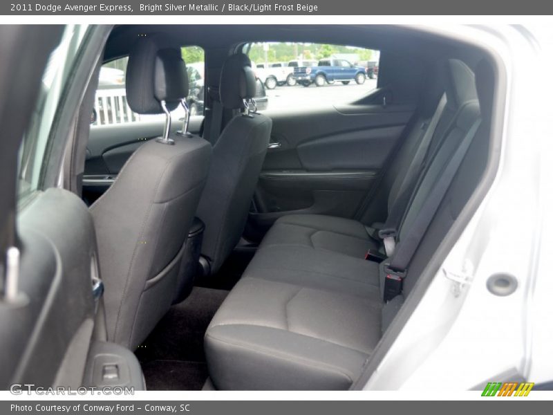 Bright Silver Metallic / Black/Light Frost Beige 2011 Dodge Avenger Express