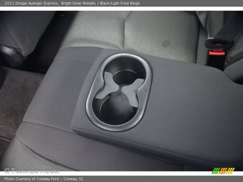 Bright Silver Metallic / Black/Light Frost Beige 2011 Dodge Avenger Express
