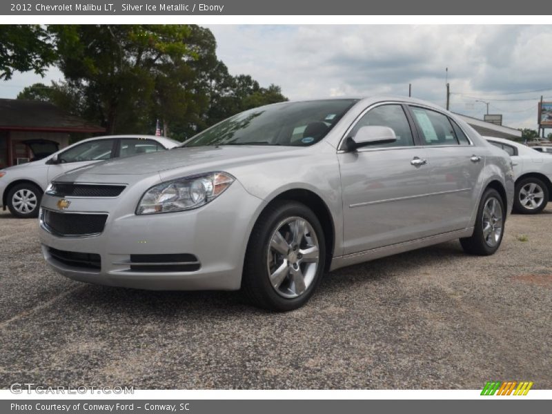 Silver Ice Metallic / Ebony 2012 Chevrolet Malibu LT