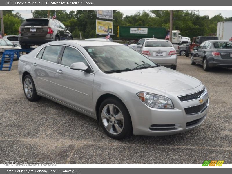 Silver Ice Metallic / Ebony 2012 Chevrolet Malibu LT