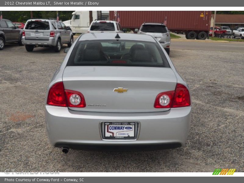 Silver Ice Metallic / Ebony 2012 Chevrolet Malibu LT