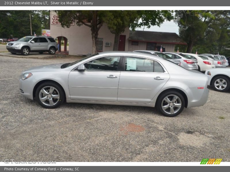 Silver Ice Metallic / Ebony 2012 Chevrolet Malibu LT