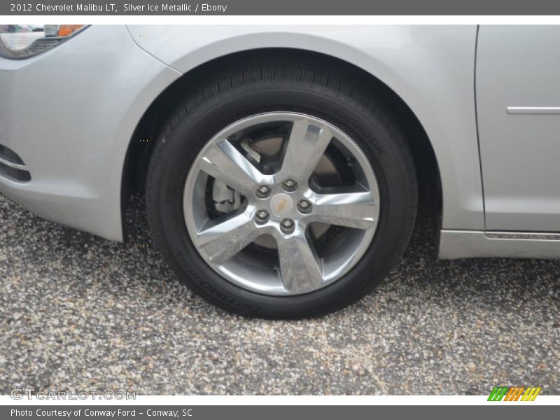 Silver Ice Metallic / Ebony 2012 Chevrolet Malibu LT