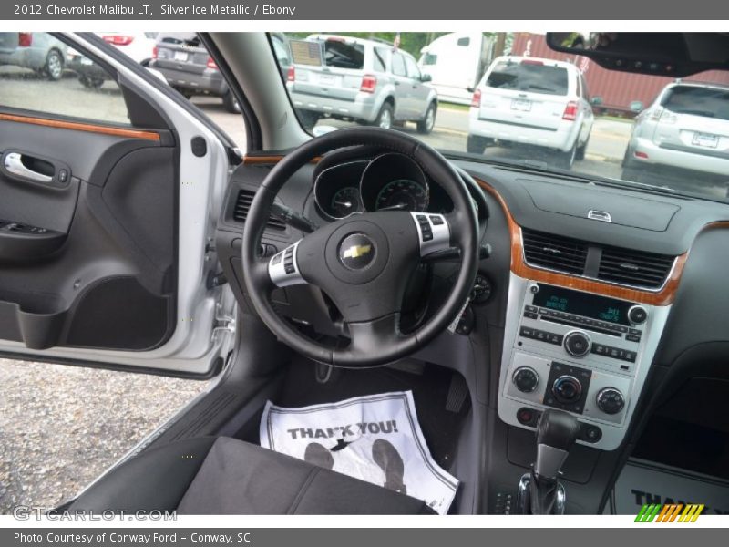 Silver Ice Metallic / Ebony 2012 Chevrolet Malibu LT