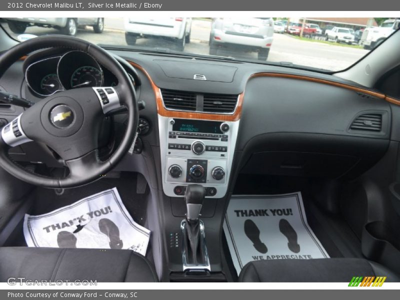 Silver Ice Metallic / Ebony 2012 Chevrolet Malibu LT