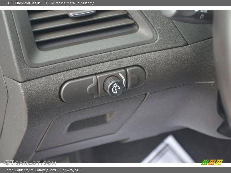 Silver Ice Metallic / Ebony 2012 Chevrolet Malibu LT