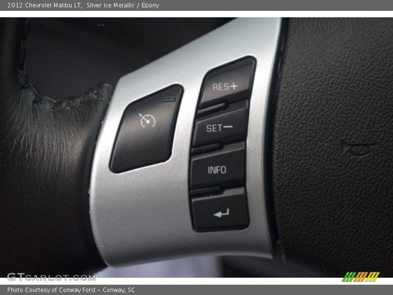 Silver Ice Metallic / Ebony 2012 Chevrolet Malibu LT