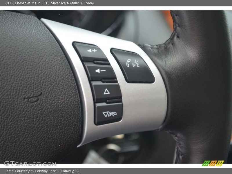 Silver Ice Metallic / Ebony 2012 Chevrolet Malibu LT