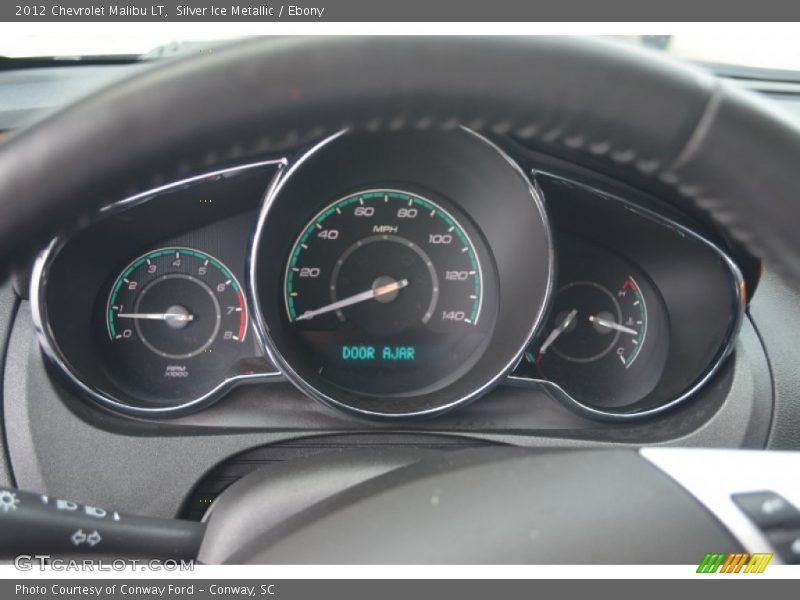 Silver Ice Metallic / Ebony 2012 Chevrolet Malibu LT