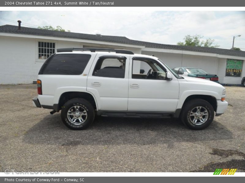 Summit White / Tan/Neutral 2004 Chevrolet Tahoe Z71 4x4
