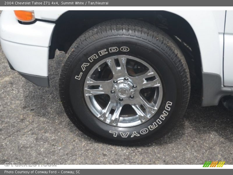 Summit White / Tan/Neutral 2004 Chevrolet Tahoe Z71 4x4
