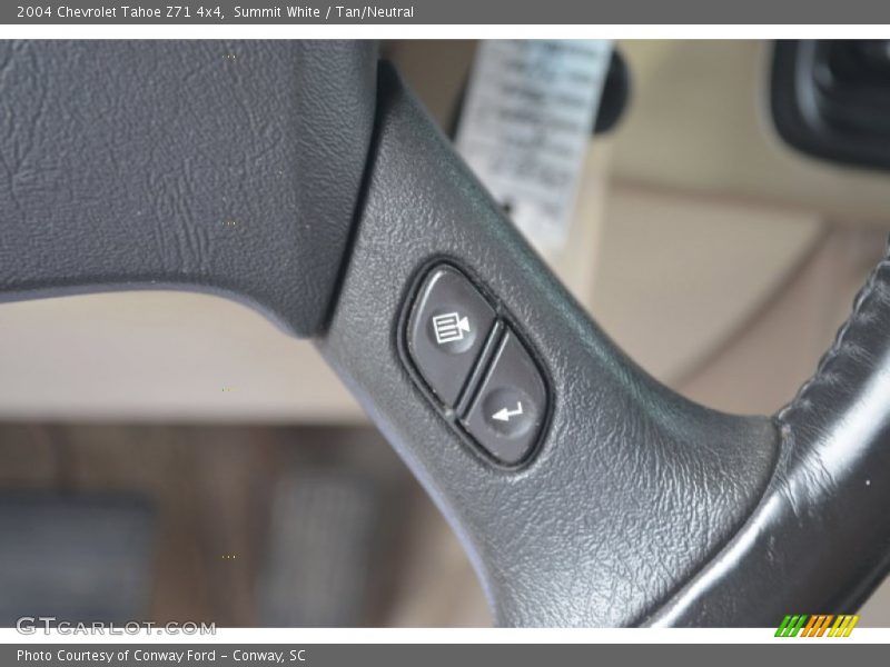 Summit White / Tan/Neutral 2004 Chevrolet Tahoe Z71 4x4